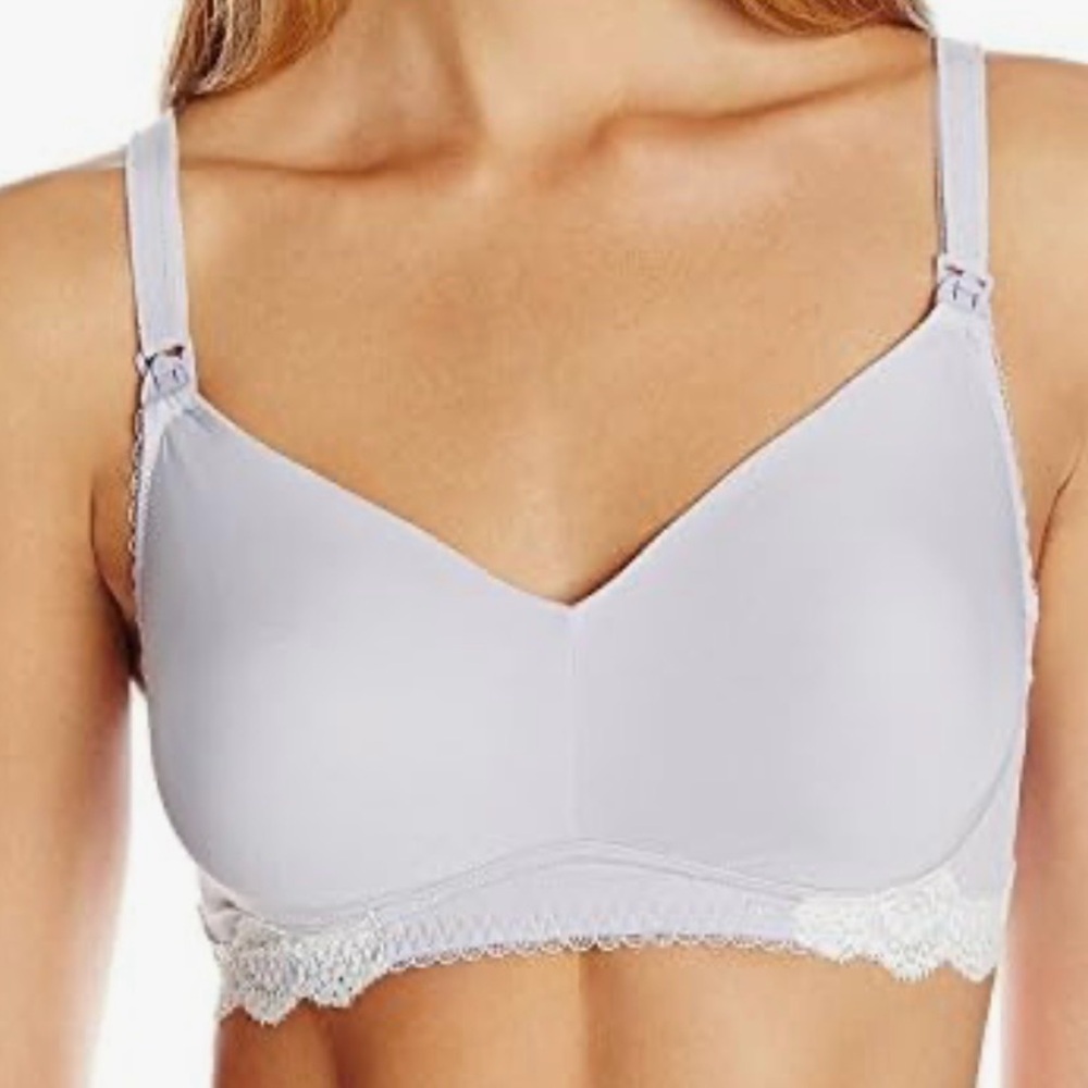 Cake Maternity Wire Free Nursing Bra - Plum Melba 36B